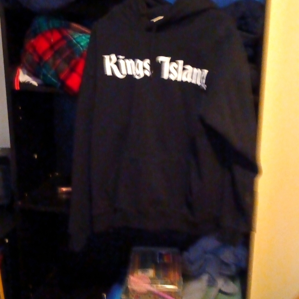Black Kings Island Hoodie, Size: Large.